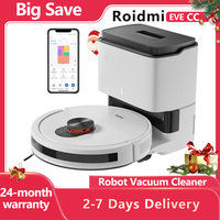 ROIDMI CC Robot Vacuum Cleaners MOP Wiping Function With Car Suction Station 60 days 4000 Pa 180Min 2.5L app LDS Vacuum Robot