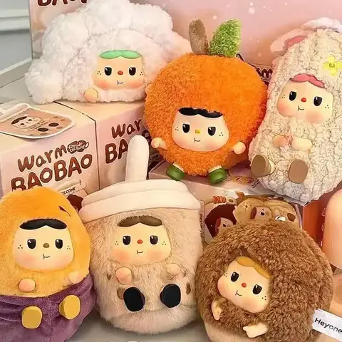 Heyone Warm Baobao Fireside Tea Party Series Vinyl Handmade Blind Box Trendy Doll Cute Desktop Decoration doll Novel Gift