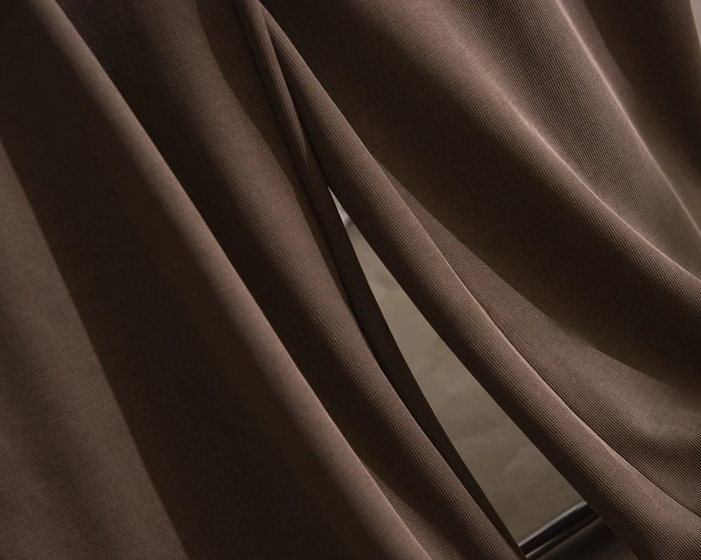 Ultra bequeme Hose mit weitem Bein, elastischer Bund, schlankmachende, gerade geschnittene lange Hose, vielseitige Freizeithose für Damen