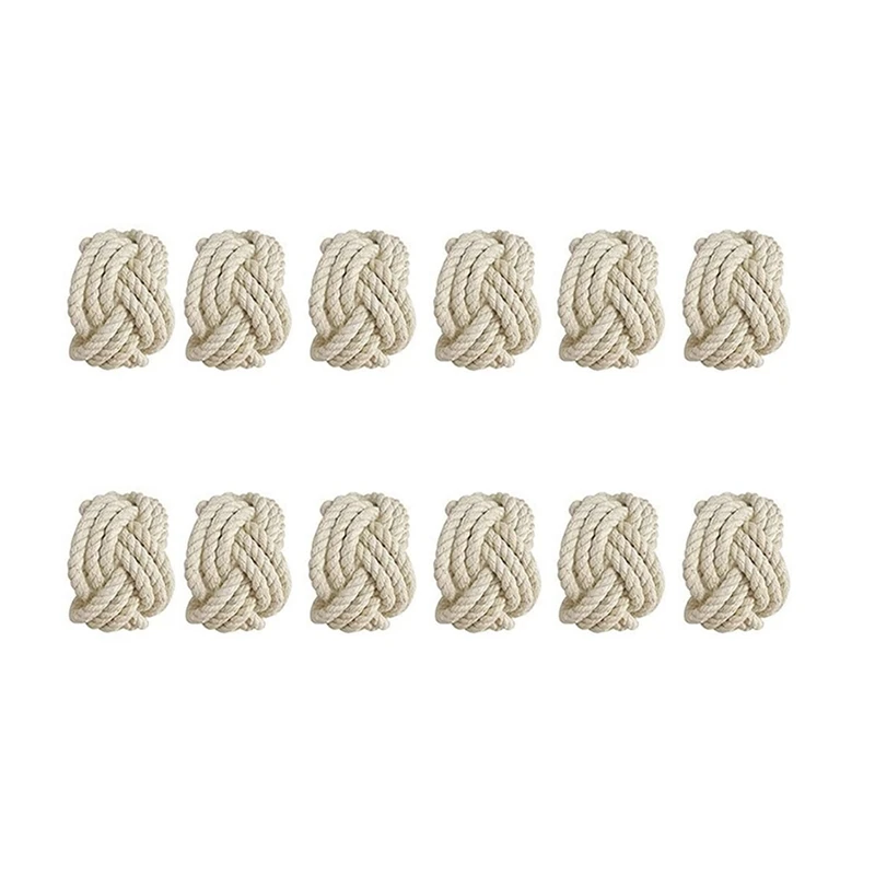 

Napkin Napkin Ring 24 Piece Set Cotton Rope Napkin Ring-Burlap Napkin Ring Set