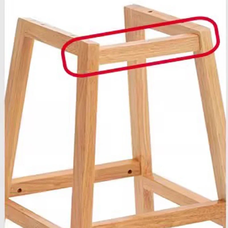 Kursi Bar Kayu Nordik Kursi Bar Tinggi Desainer Modern Resepsionis Kursi Bar Desain Minimalis Perabotan Bar Kantor Cadeiras LLBC