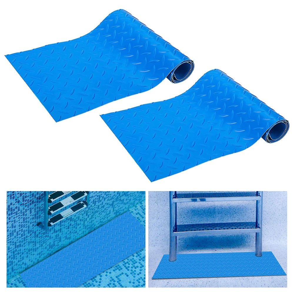 Swimming Pool Ladder Mat,Protective Pools Step Pad, Non-Slip Texture, 1Pc