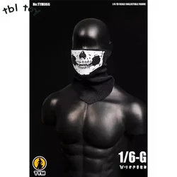TYM066 1/6 Scale Male Soldier Combat Face Mask Ghost Skull Mask Scarf Neckerchief Model for 12
