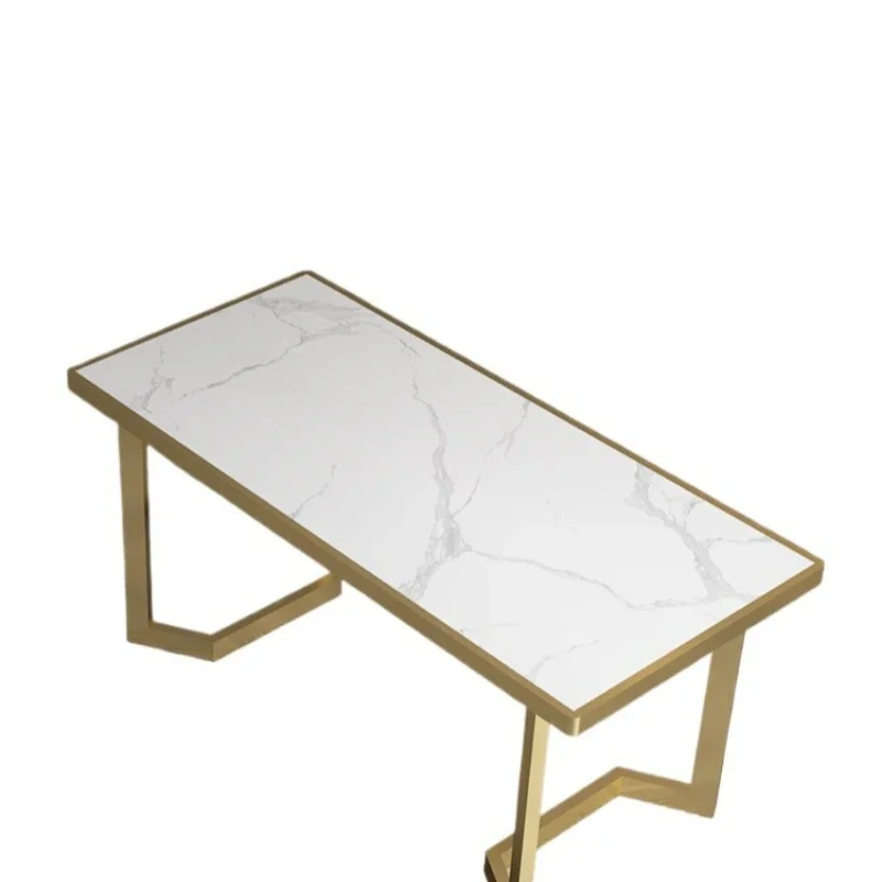 Built-in tile table leg bracket, lacquered tea table metal base marble dining table foot