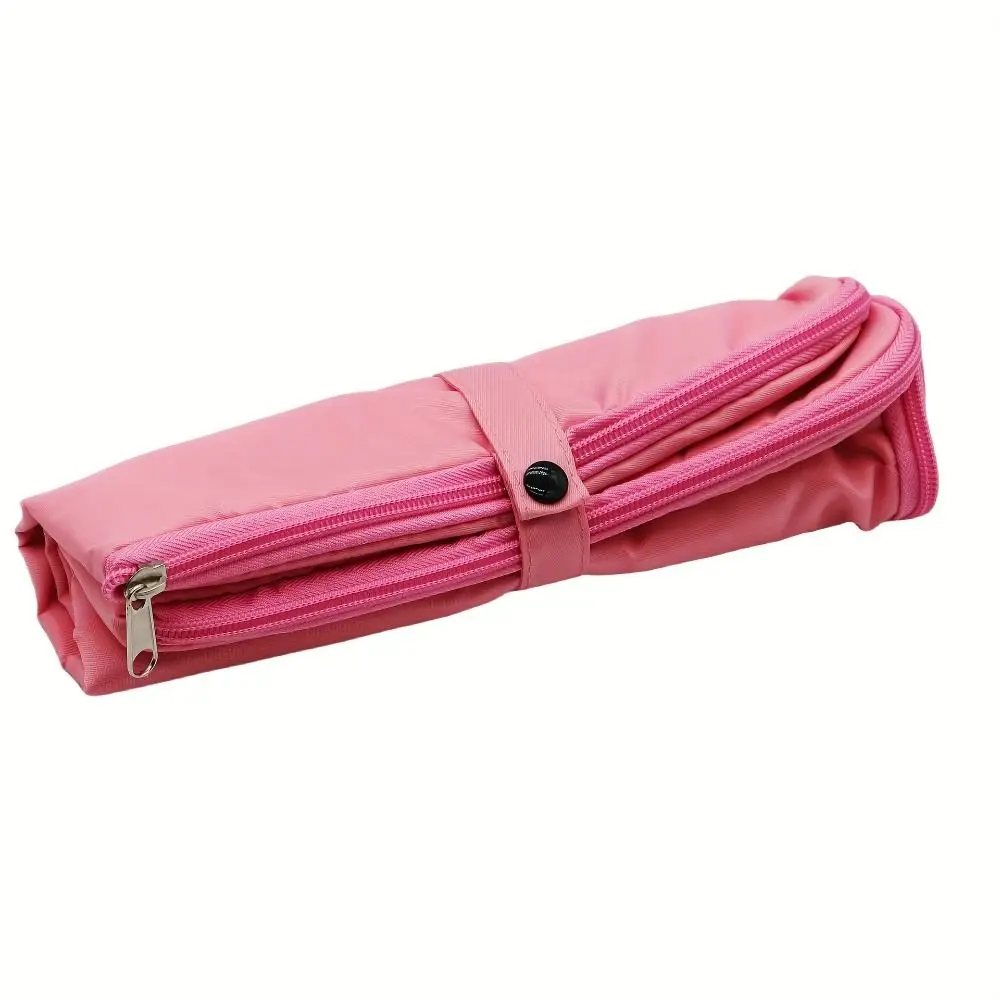 Zipper Closure Towel Wet Bag Solid Color Snap Handle Pool Foot Cleaning Cloths Dry and Wet Separation Waterproof Swim Bag Gym