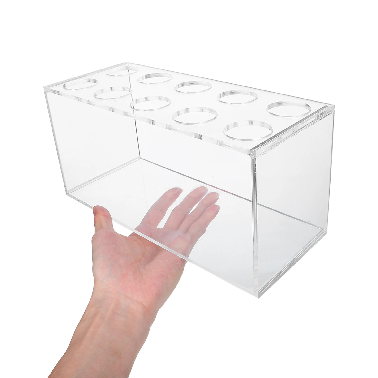 

Laboratory Bottle Holder Test Tube Container Plastic Tubes Drying Rack Volumetric Flask