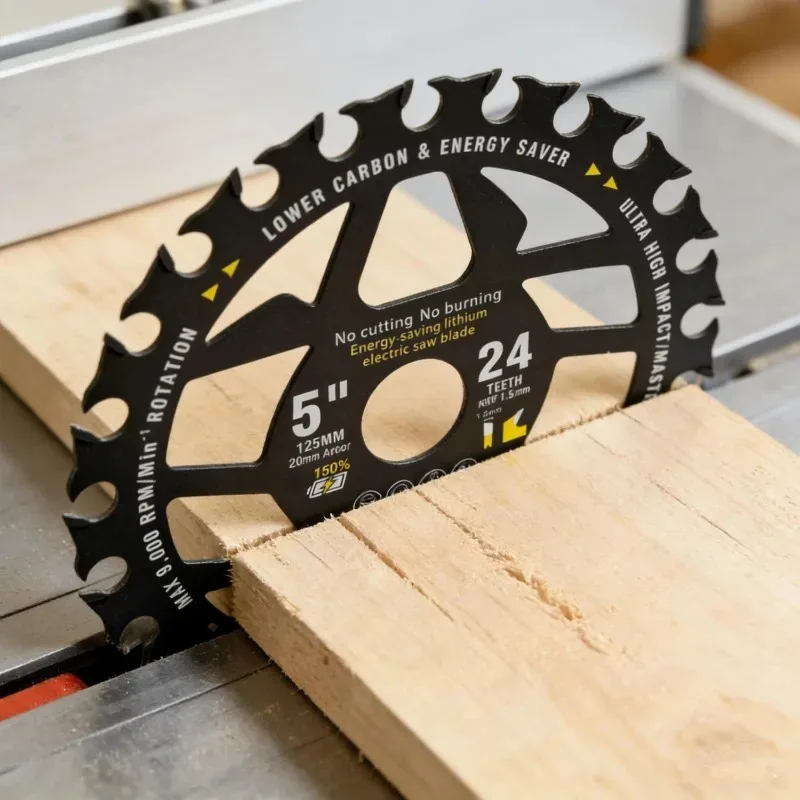 4/5inch Impact Resistance Lithium Electric Saw Blade Solid Wood Multi-layer Board Saw Blades Lithium Circular Saw Cutting Blade