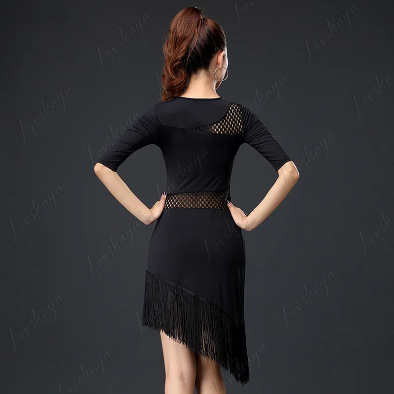 Latein-Tanzkostüme für Erwachsene, Damen, neue Fransen-Lateinkleider, professioneller High-End-Wettbewerb