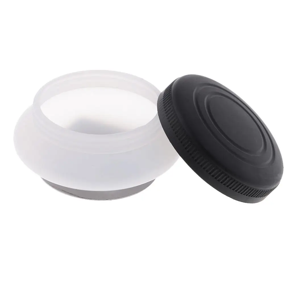 2x Artist Plastic Single Hole Dipper Cup Clip With Lid for