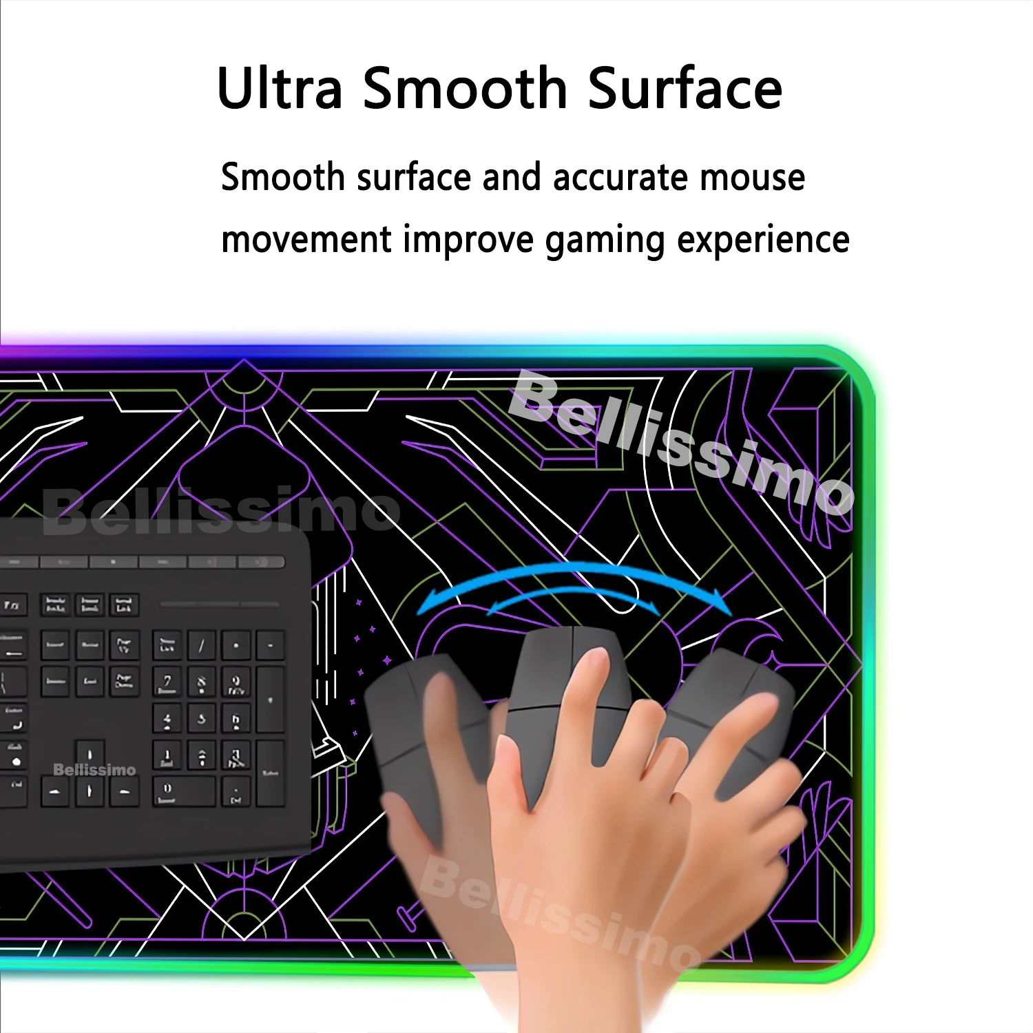 40x90cm Computer Table Rubber Black Mouse Mat Xxl Switch Line Mouse Pad Sushi Keyboard Deskmat Gamer Mousepad Gaming Accessories