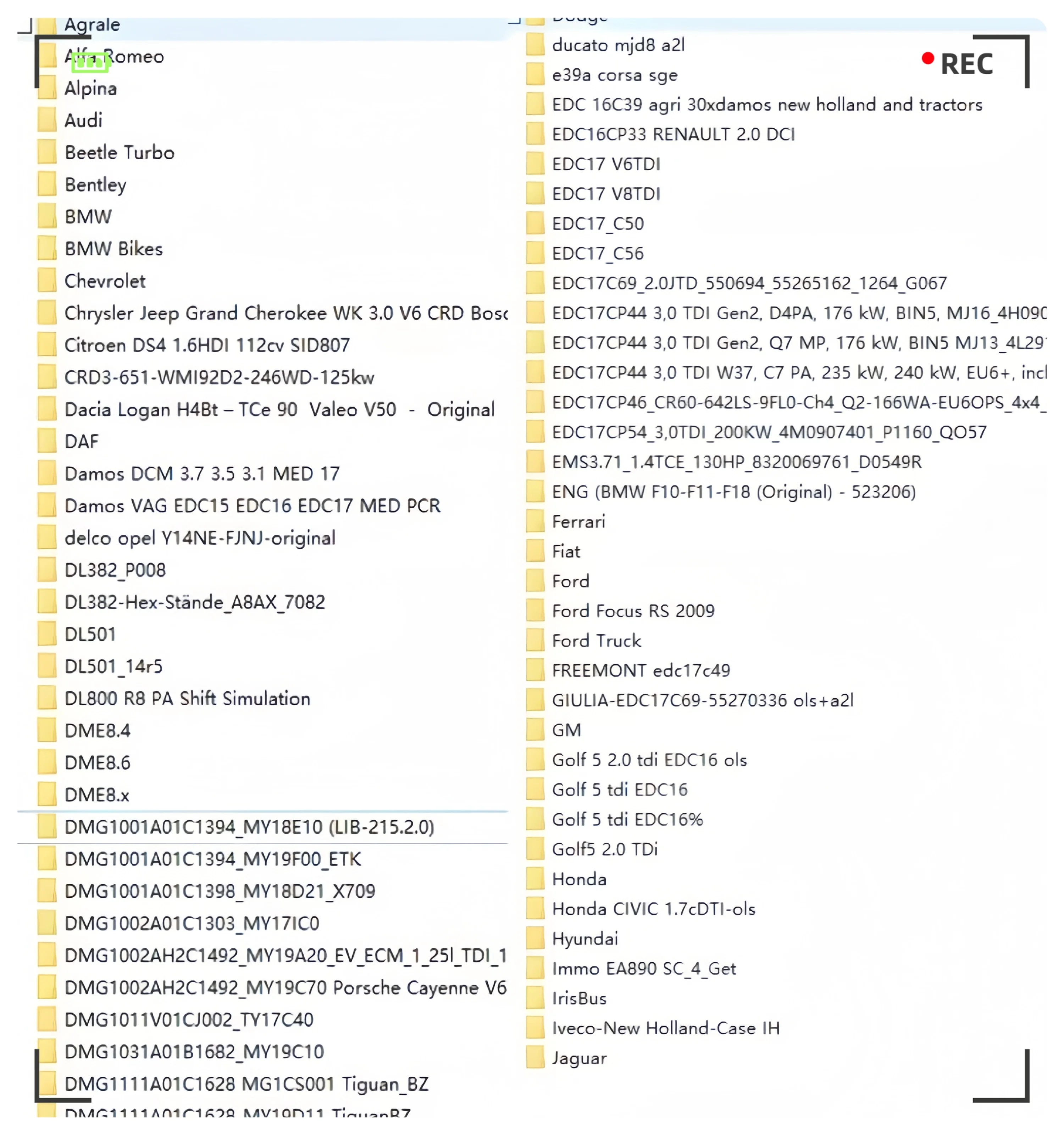 Newest 93GB WINOLS DAMOS Big Archive Mappack for WinOLS Software, Chip Tuning ECU Maps, Complete DAMOS & A2L All Data Files