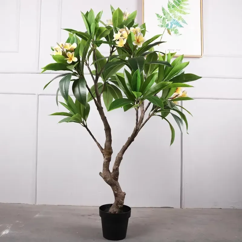 Large Artificial Chicken Tree Potted Plant Fake Foliage Greenery Home Living Room Decor Indoor Office Desk Ornament Landscape