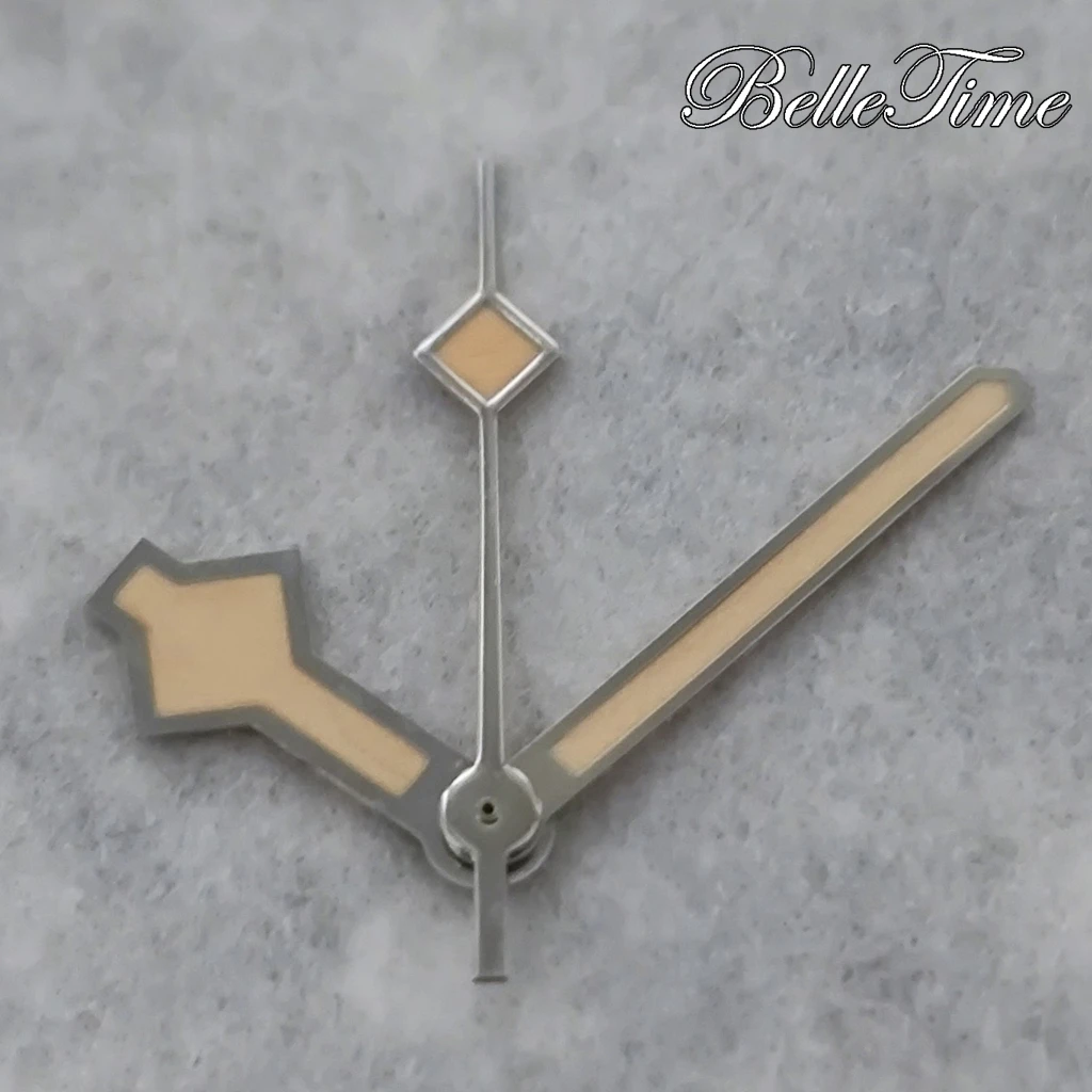 Silver Orange Snowflake Watch Hands High Quality C3 Green Luminous For NH35 NH36 7S26 7S36 4R35 4R36 Movements Watch Accessories