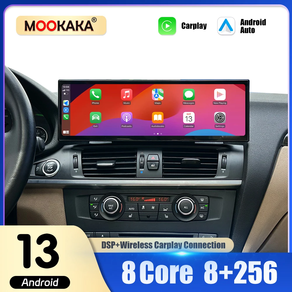

14.9 inch Car Radio For BMW X3 F25 2011 - 2017 Stereo System Wireless CarPlay Android Auto Multimedia Player Screen Head Unit