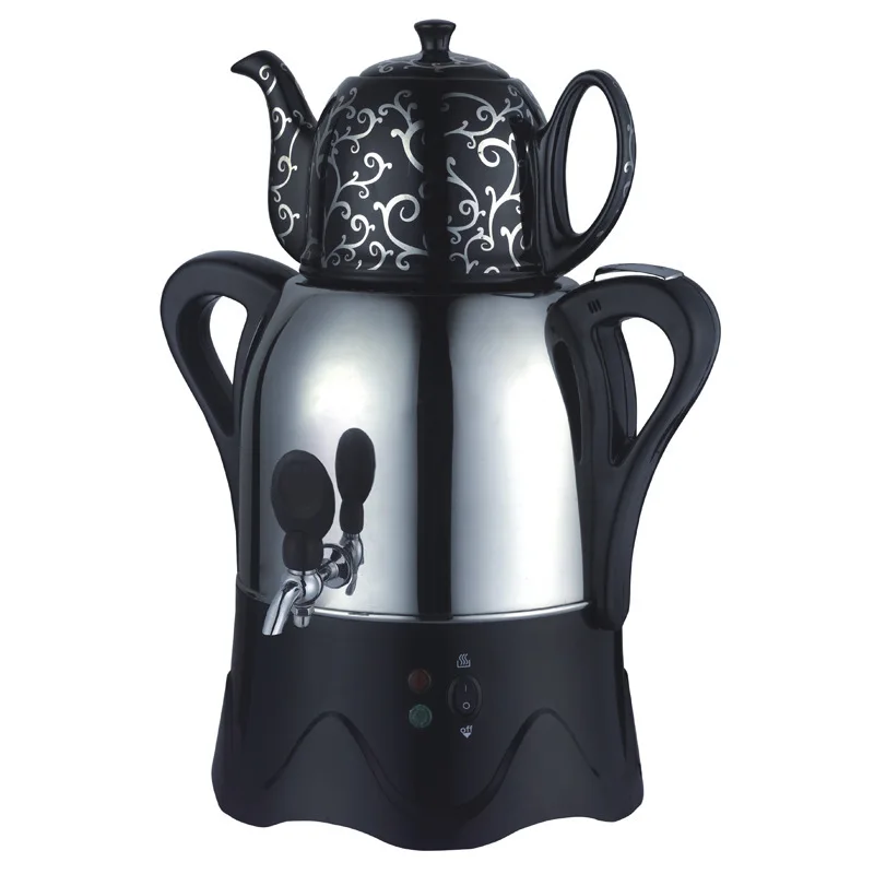 Hot water kettle, mother and child, 3L stainless steel electric kettle set, double-layer electric kettle, insulated kettle