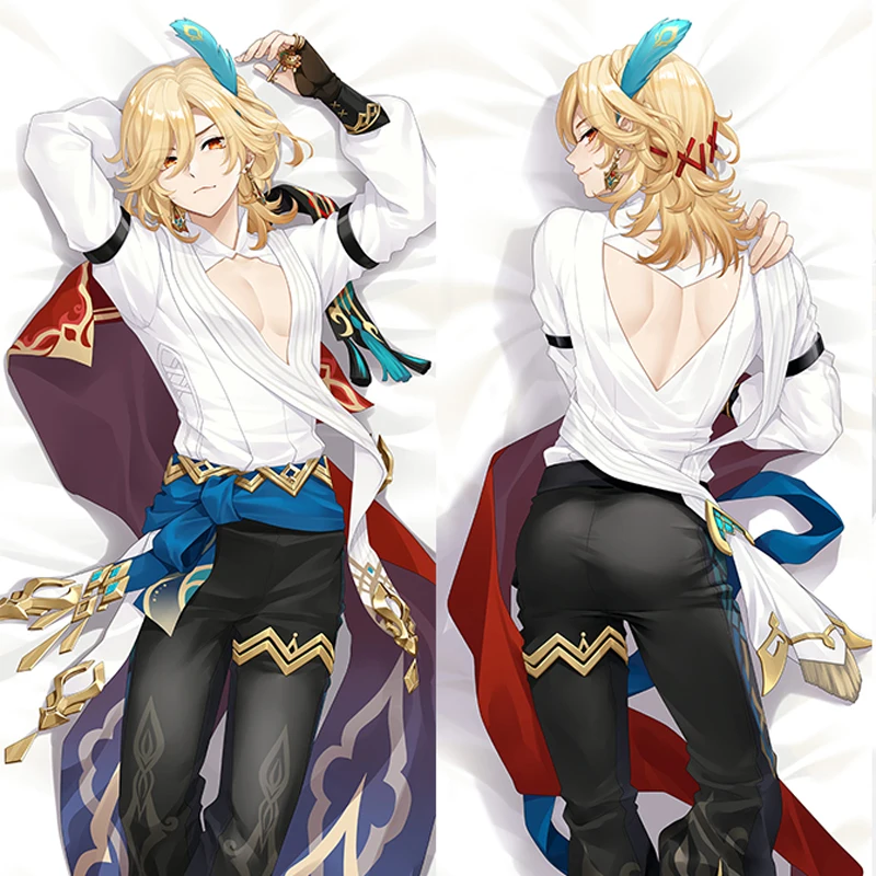 Dakimakura Anime Kaveh Double-sided Print 2WAY Tricot Life-size Body Pillow Cover Pillowcase Custom print