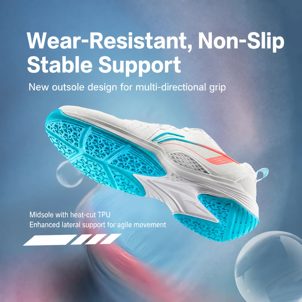 Li-Ning ユニセックス ALMIGHTY V 2.0 バドミントン シューズ ノン