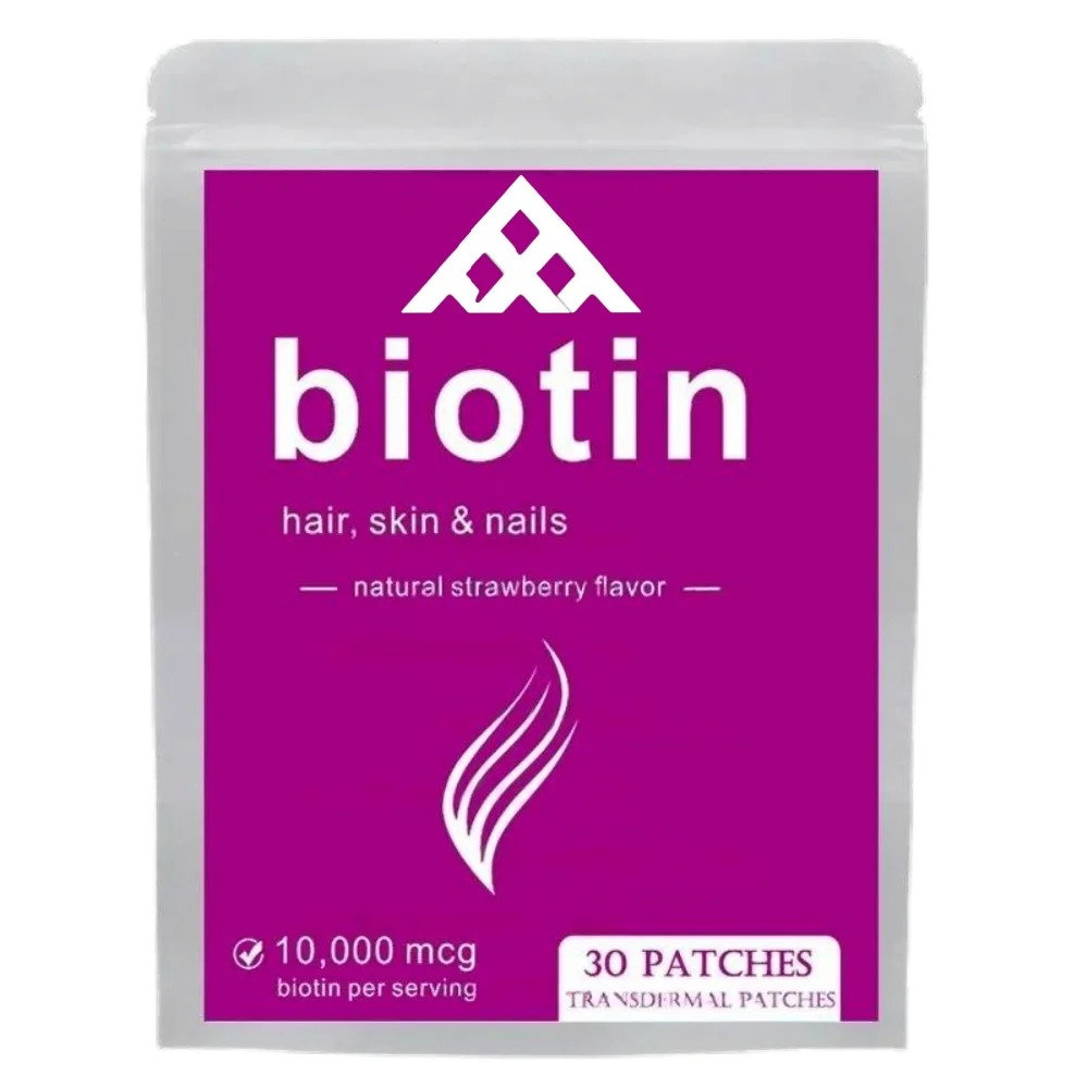 30 Patches Multi Collagen Plus Transdermal Patches with Biotin, Vitamin C for Women & Men Hair Hair, Skin & Nails Support