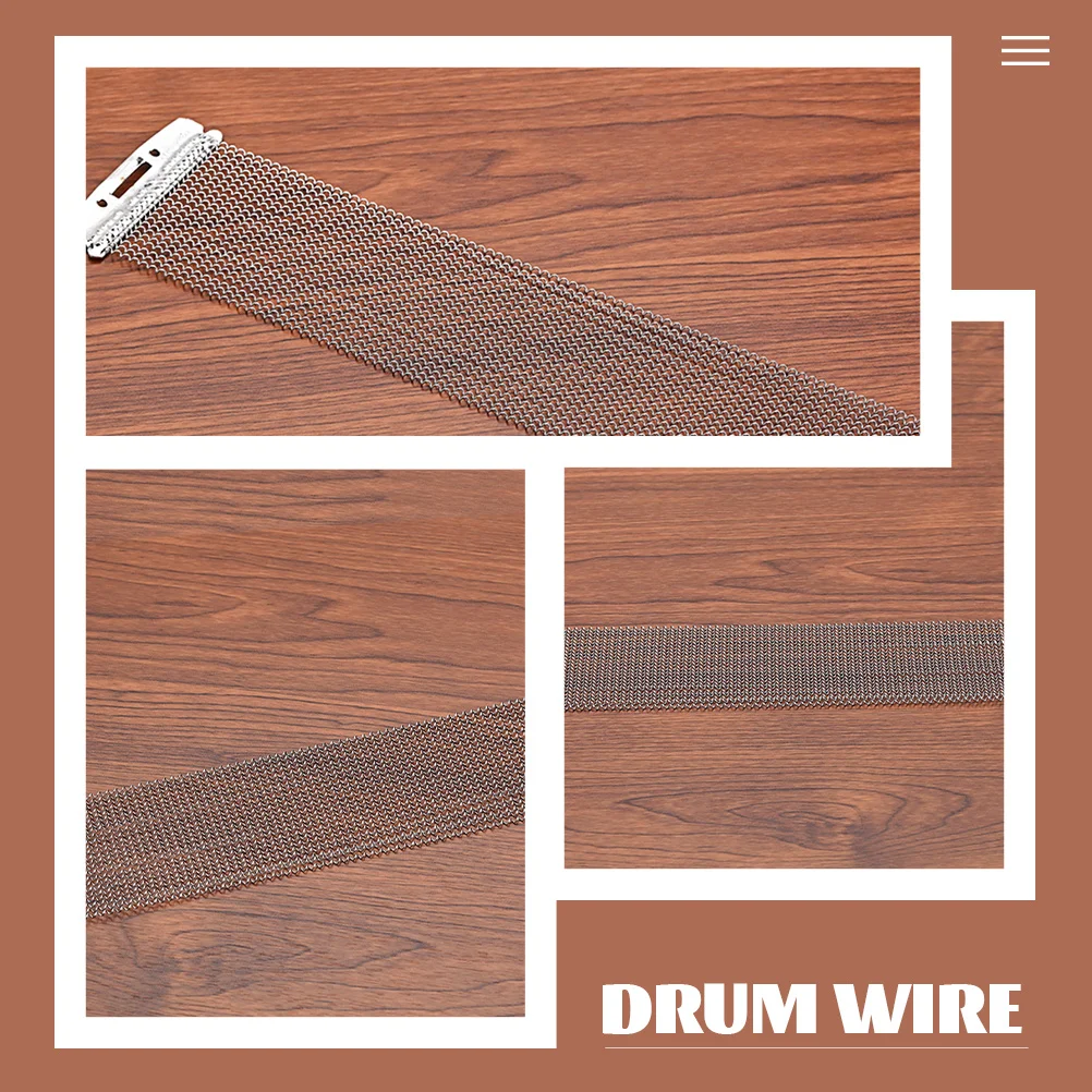 

Snare Drum Wire Premium Durable Rust proof Silver Easy Install Universal Parts Percussion Instrument Accessories