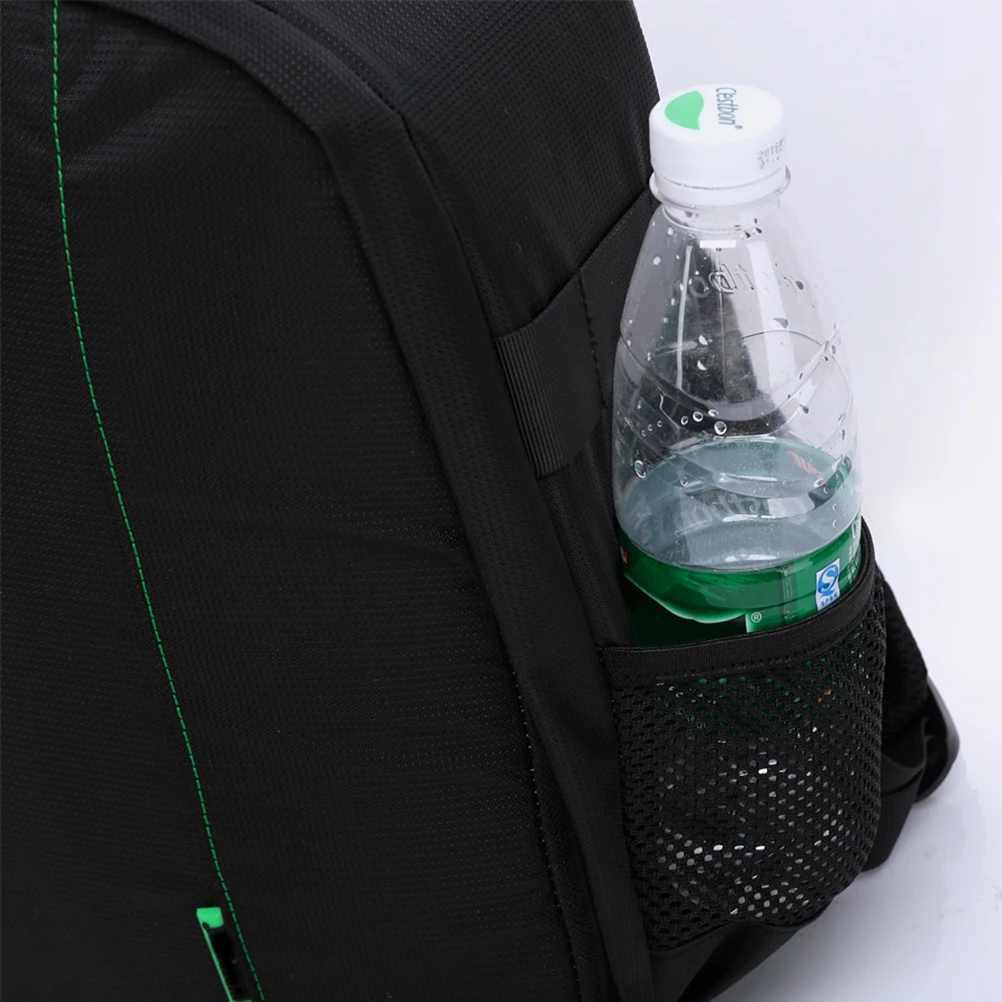 

DSLR Camera Bag Shockproof Backpack Multi-functional Waterproof Cloth Dual Zipper Adjustable Buckle Mesh Pockets Compatible