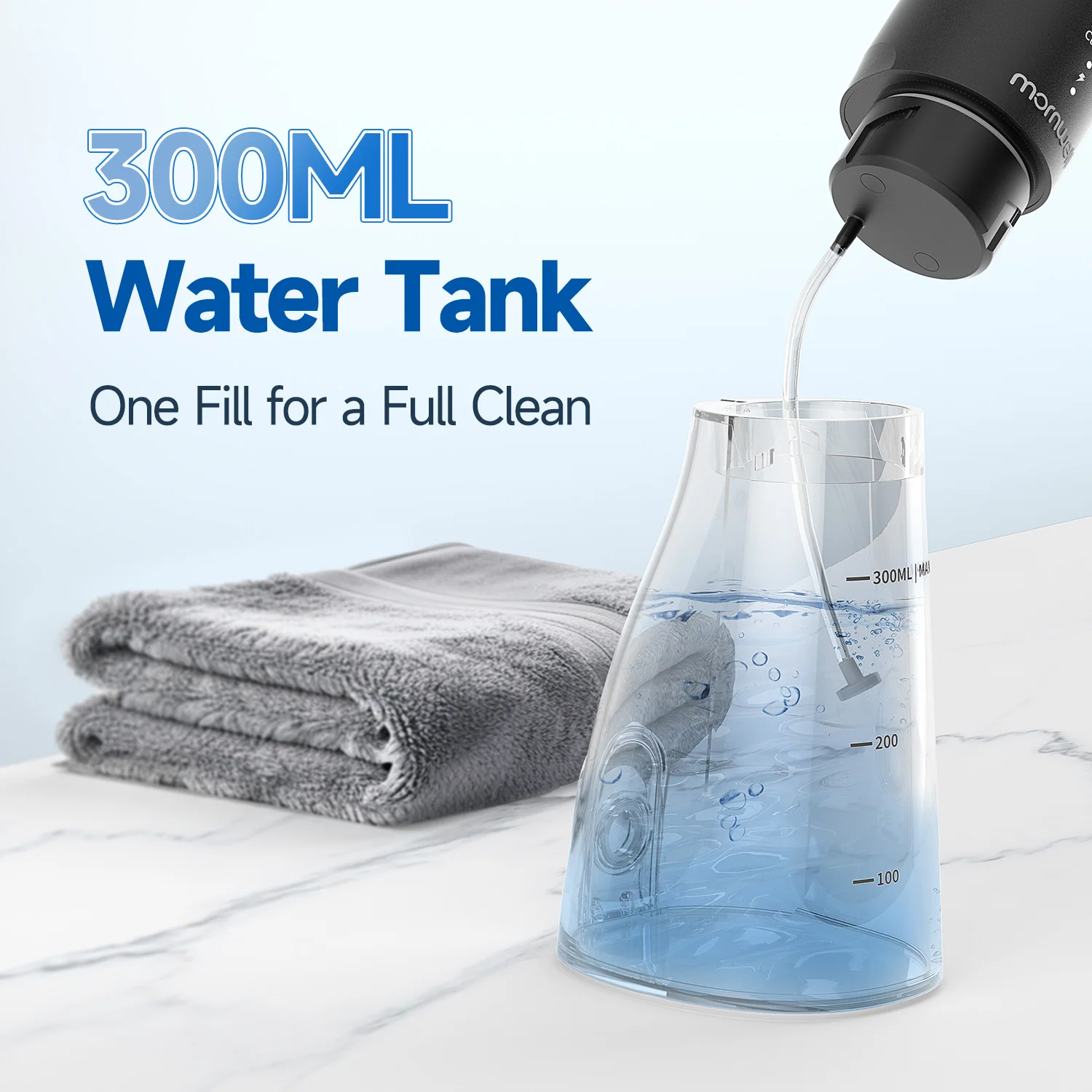 New Dental water jet Mornwell F38 Teeth Pick-Braces Oral Irrigator Portable Rechargeable Travel Irrigation Clean IPX7 Waterproof