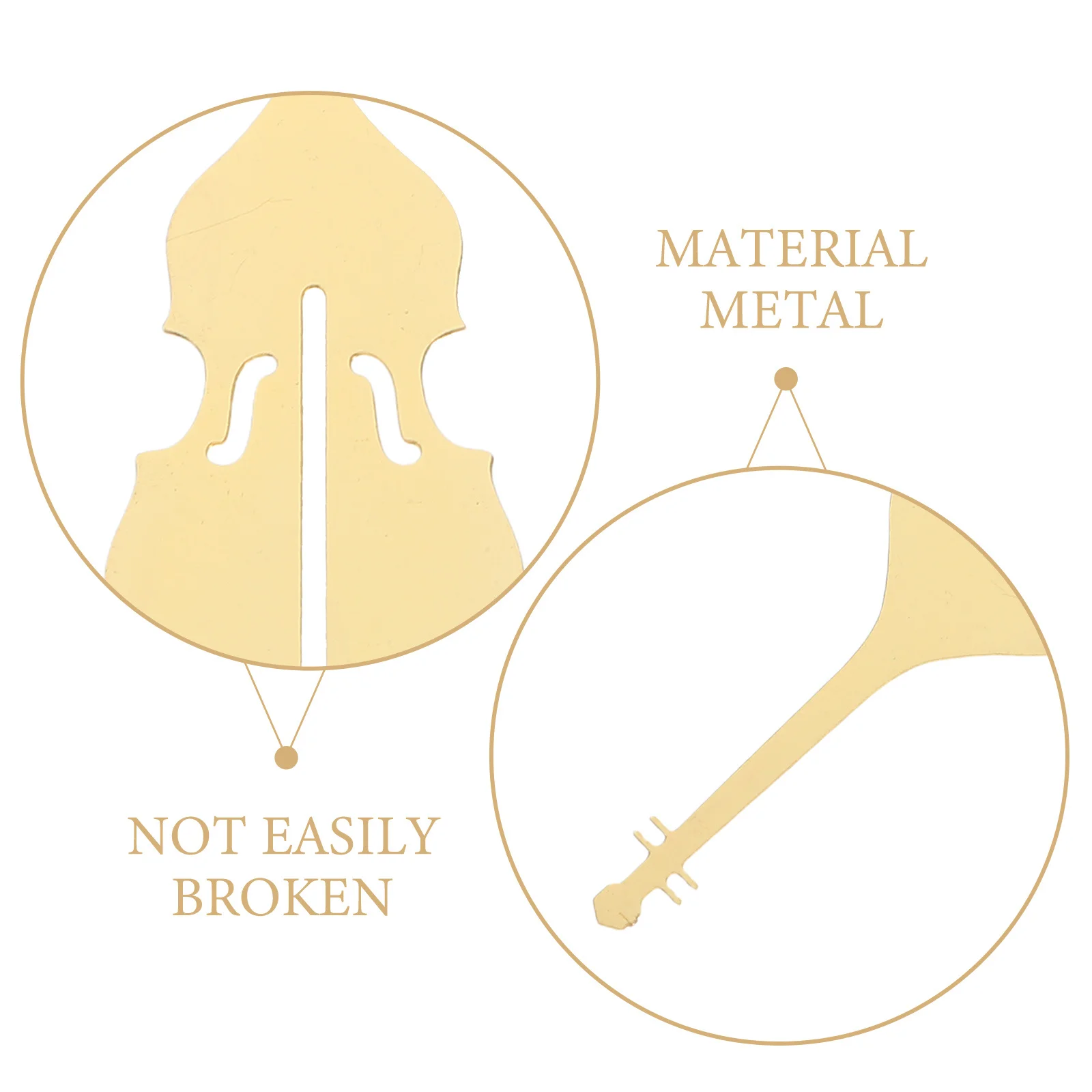 빈티지 메탈 바이올린 북마크 속이 빈 디자인 창의적인 페이지 마커 음악 애호가를 위한 독서 액세서리 메탈 북마크