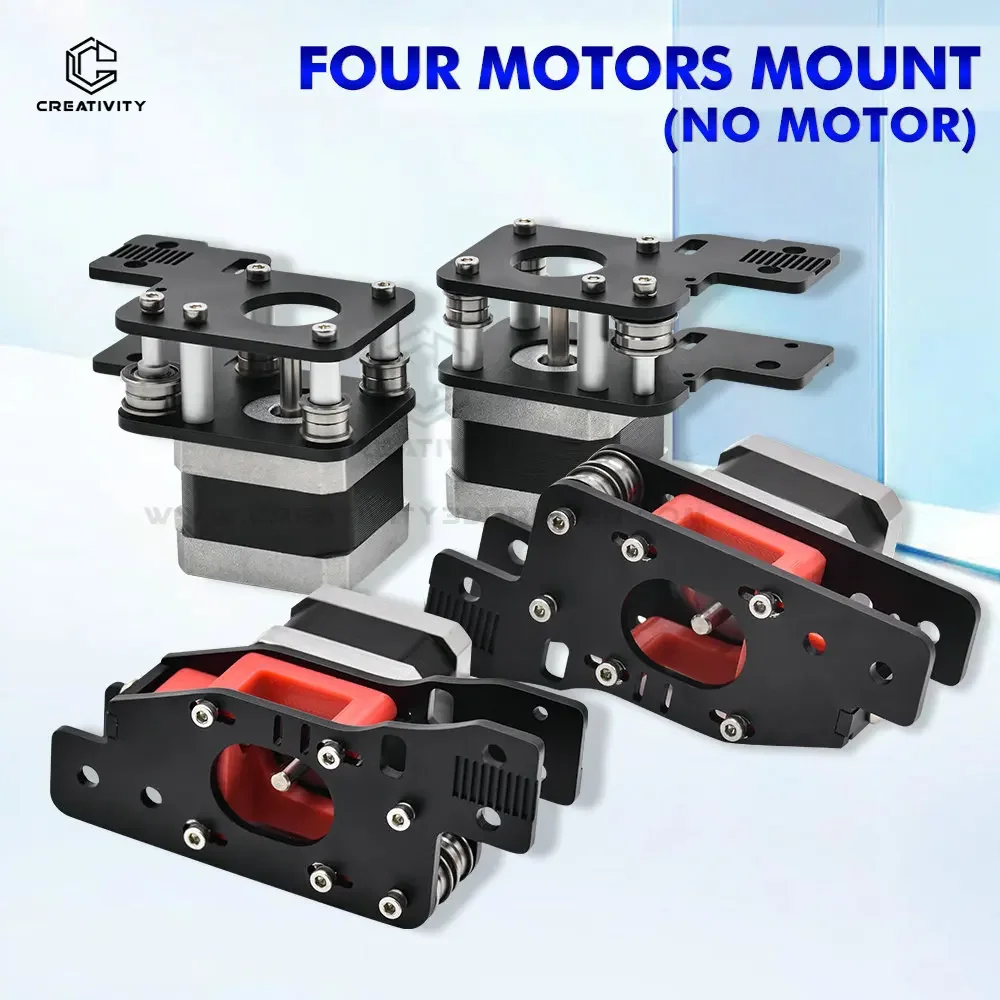 Voron 2.4 3D Printer Motor Mounts AWD ultimate aluminum CNC Machined AWD mod Upgrade kit for NEMA17 14 Stepper Motors Rack