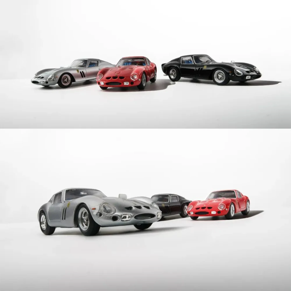 1/64 clássico amante cl modelo carro 250 gto veículo diecast carro hobby coleção brinquedo com vitrine para adultos