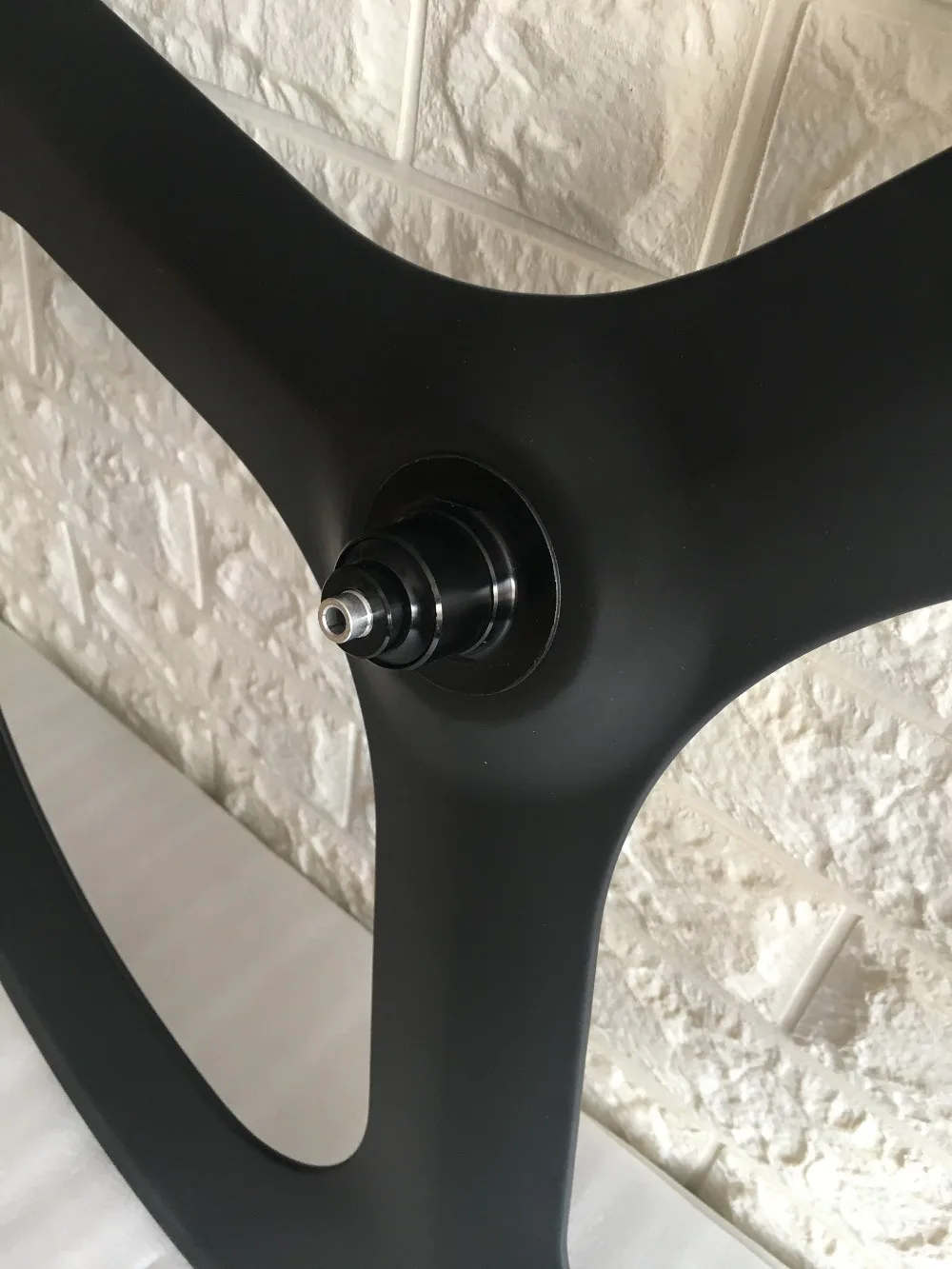 700C عجلات ركوب الدراجات الكربون 3 تكلم مجموعة عجلات الدراجة لدراجة المسار ودراجة الطريق ثلاثي تكلم العجلات #2