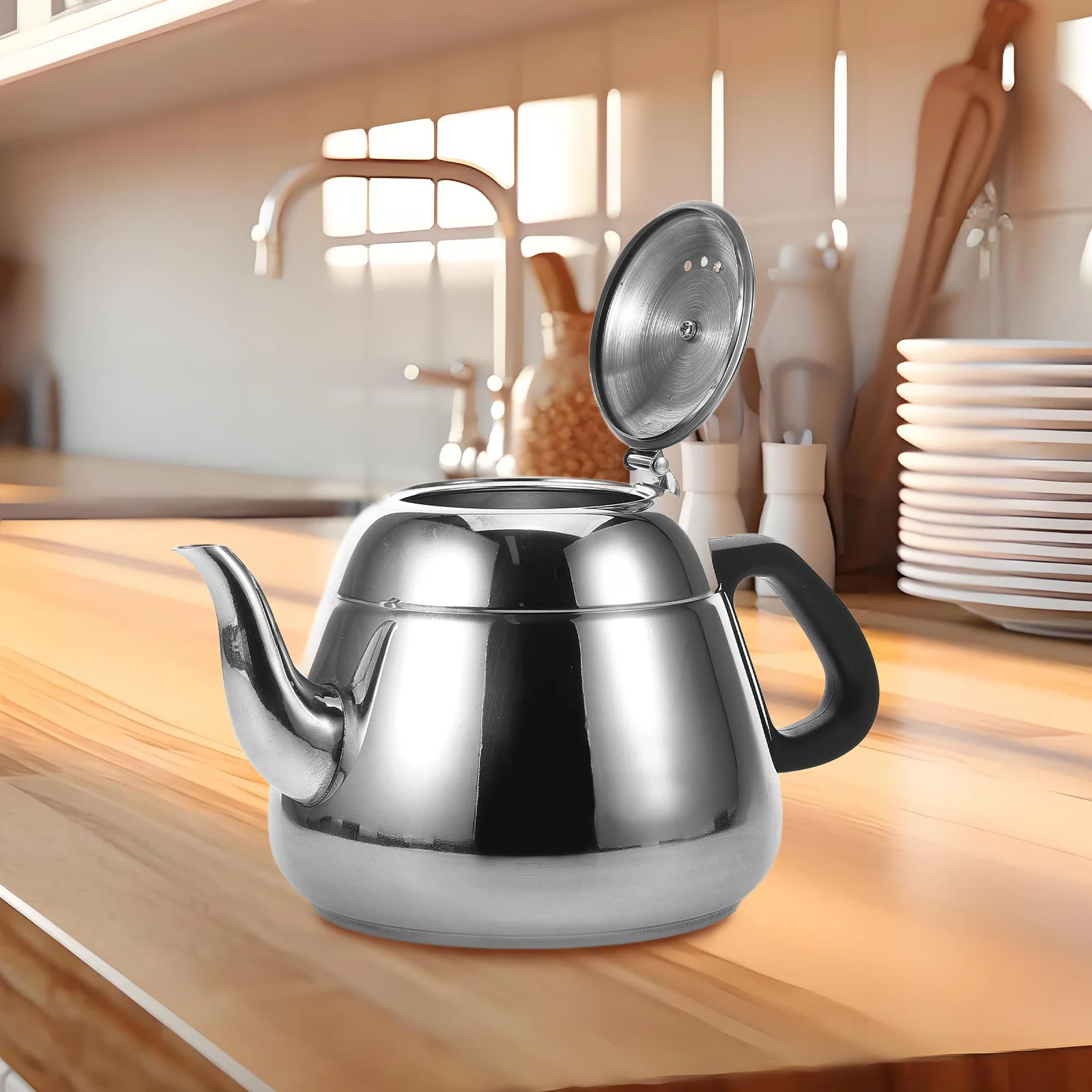 

Thickened Water Bottle Large Capacity Tea Kettle Unique Coffee Kitchen Stainless Steel for Induction Stove Kettles Travel