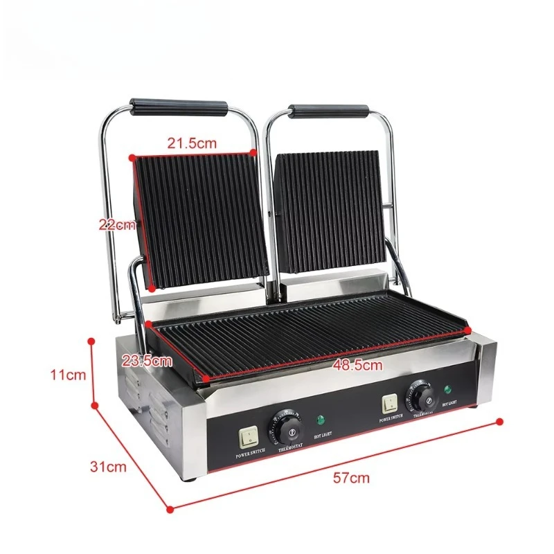 Manufacturer price: large-capacity full-pit electric commercial barbecue, electric barbecue snacks