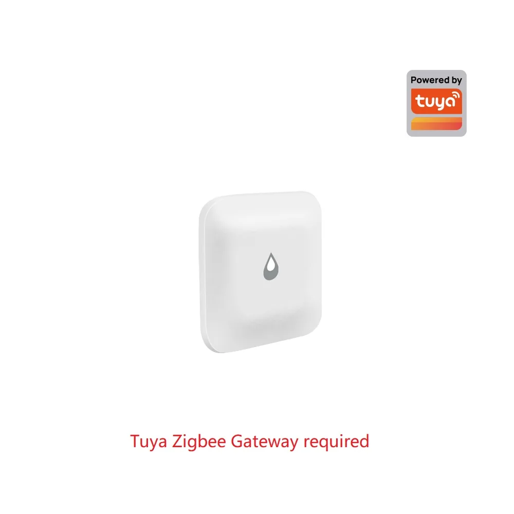 Kompakter Intelligenter Wasserleck-Sensor ZigBee Smart Leckage-Detektor Alarm Unterstützt Tuya/Home Assistant/eWeLink für Smart Home Sicherheit