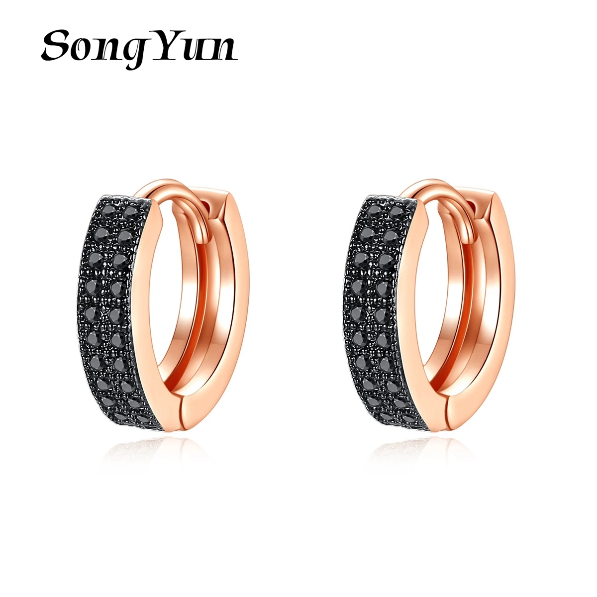 

SongYun Jewelry MHT Quality Brass Stud Earrings Dangle CZ 7A Zircon Vintage Her Gift Women Earring Jewelry