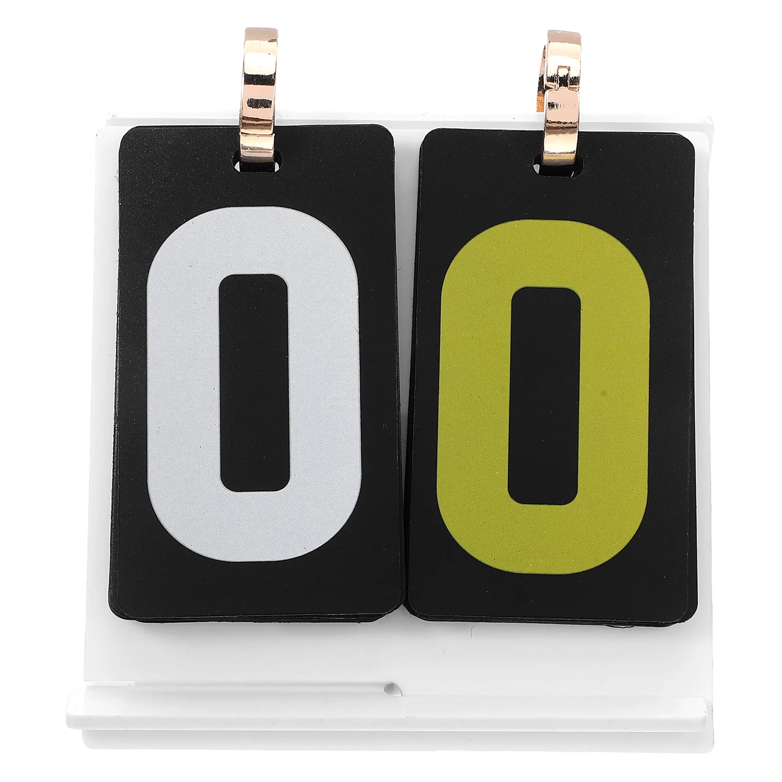 

Flip Scoreboard for Card Games 2-Digit Large Number Display Waterproof PP PVC Material Game Night Tournament Portable Scoring