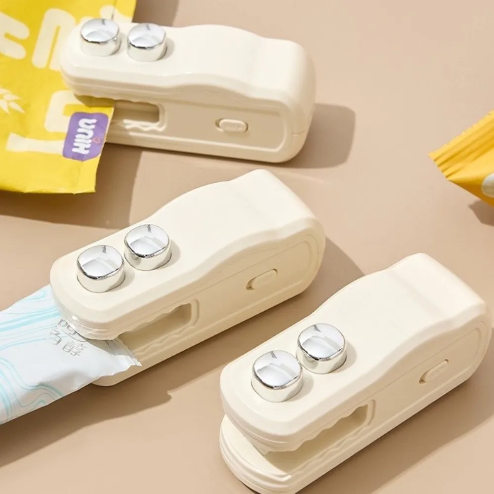 

Magnetic Suction Snack Sealing Machine Rechargeable Handheld Food Sealer Clip Hand Pressure Keep Fresh Heat Sealer