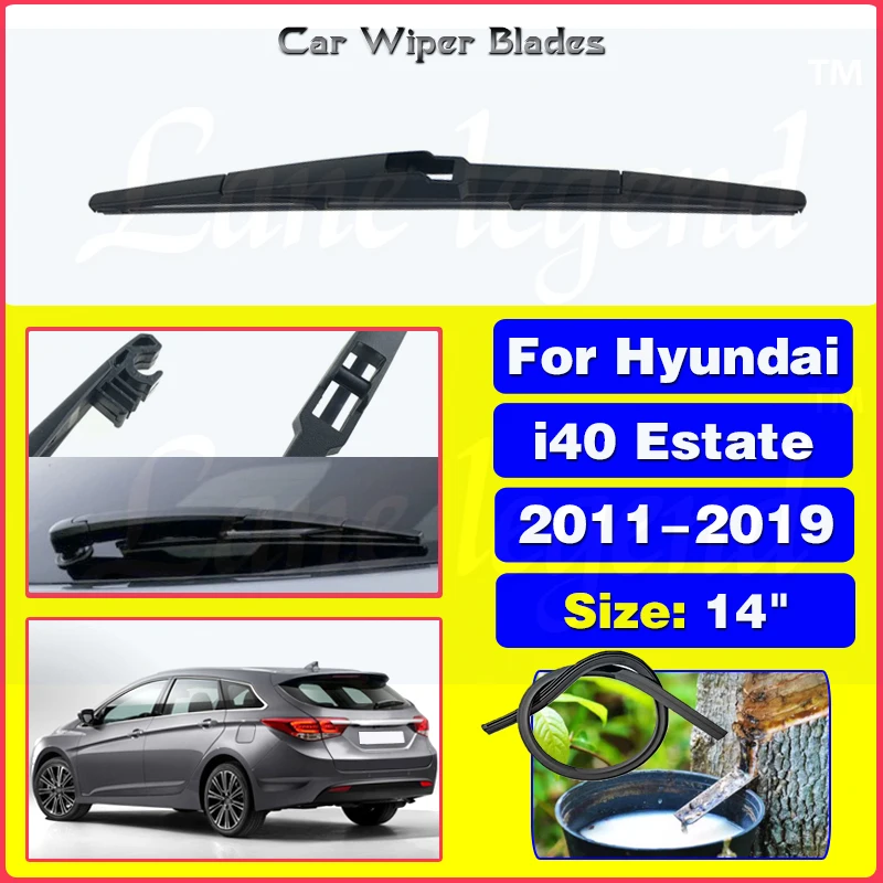 

14" Rear Windshield Windscreen Washer Wiper Blade For Hyundai i40 Estate 2011-2019 2018 2017 2016 Car Accessories Accsesories