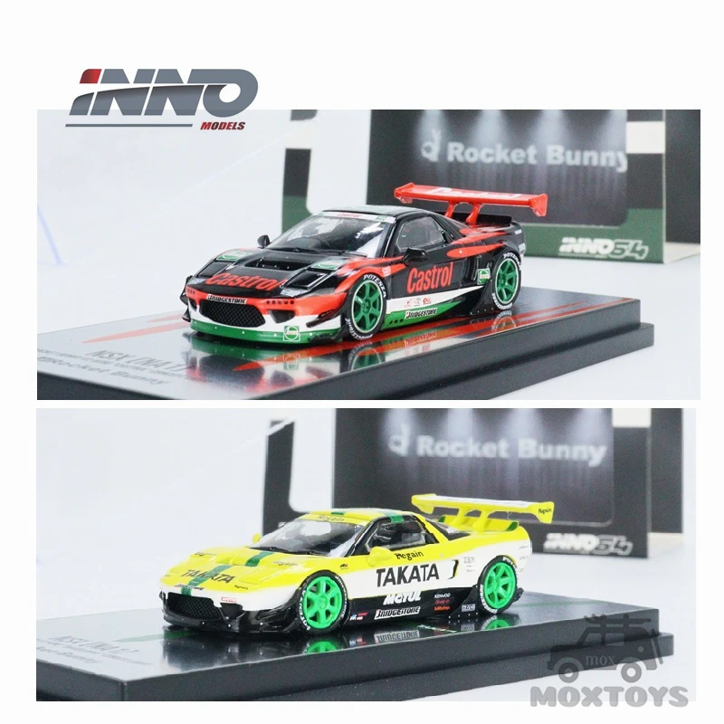 

Inno 1:64 Honda NSX (NA1) v2 aero castrol takata Collection of die-cast alloy car decoration model toys