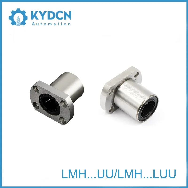 LMH LMHL Linear Motion Bearing Elliptical Flange Sleeve Bushing 1Pcs 10Pcs High Precision For Automation Equipment