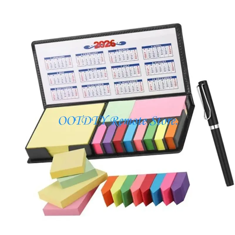 

Modern Notepads Box with Calendar Design Multipurpose Design Efficient for Time Management in Various Organization Usage
