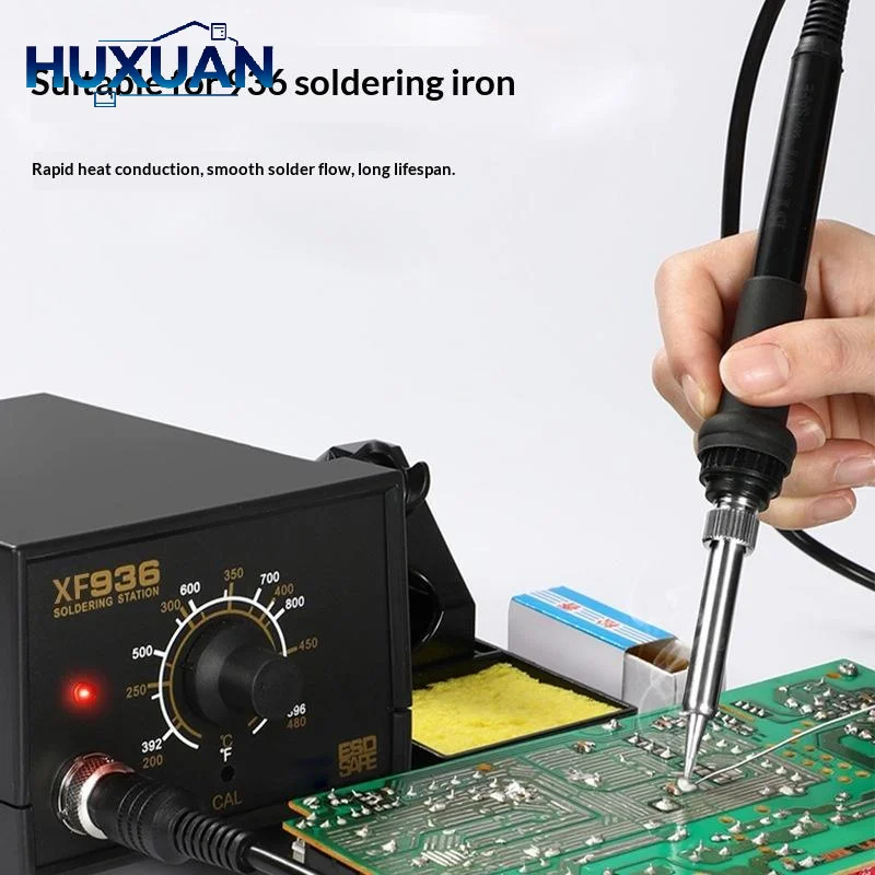 【*】5Pcs/10Pcs 900M-T Soldering Iron Tips Set Pure Copper Electric Soldering Iron Replacement Head For DIY Electronic Repair