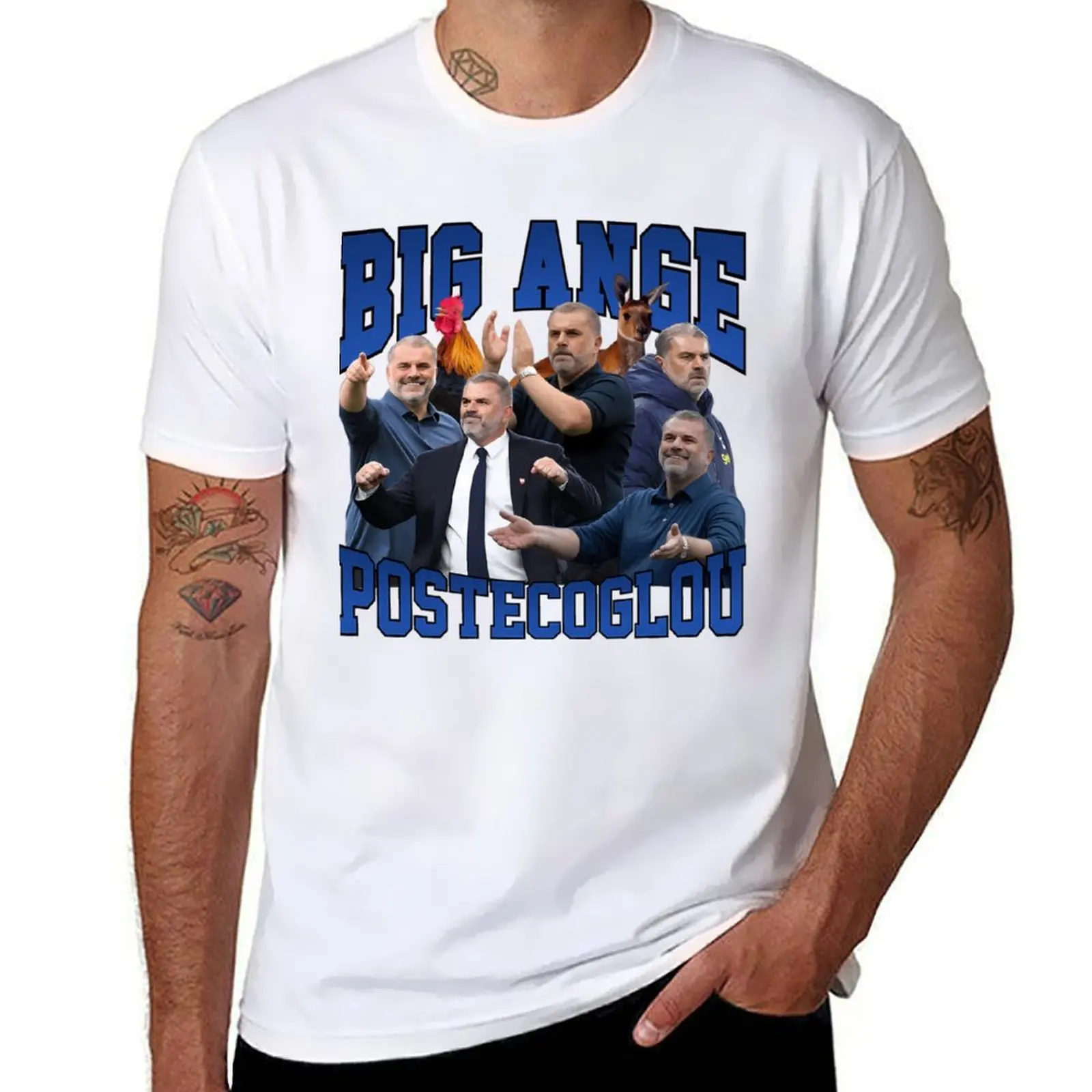 

Big Ange Postecoglou Graphic T-Shirt black cotton t-shirt plain for man package anime t shirts for man T-Shirt