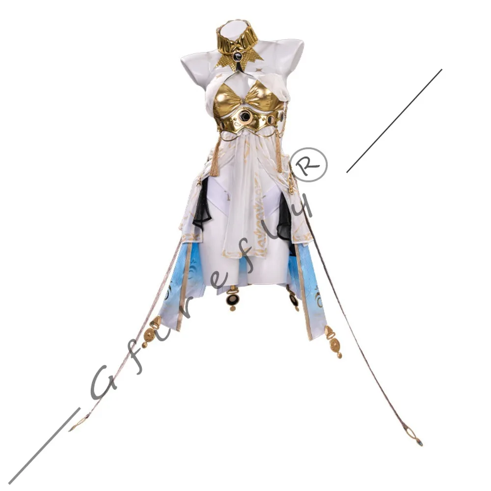 Wuthering Waves Iuno Cosplay Kostüm Sexy Kleid Set Perücke Halloween Anime Convention Bühnenauftritt Event Kostüm