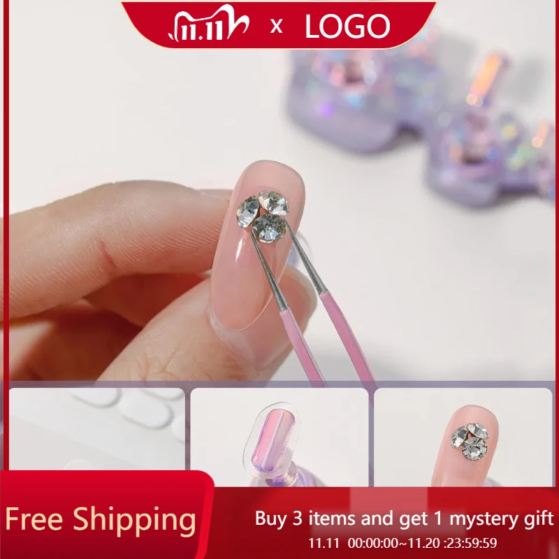 

Подставка для ногтей из смолы «кошачий коготь» для нажатия ногтей «Аврора» с полками, дисплей для ногтей, магнитный держатель, органайзер для маникюра, инструменты