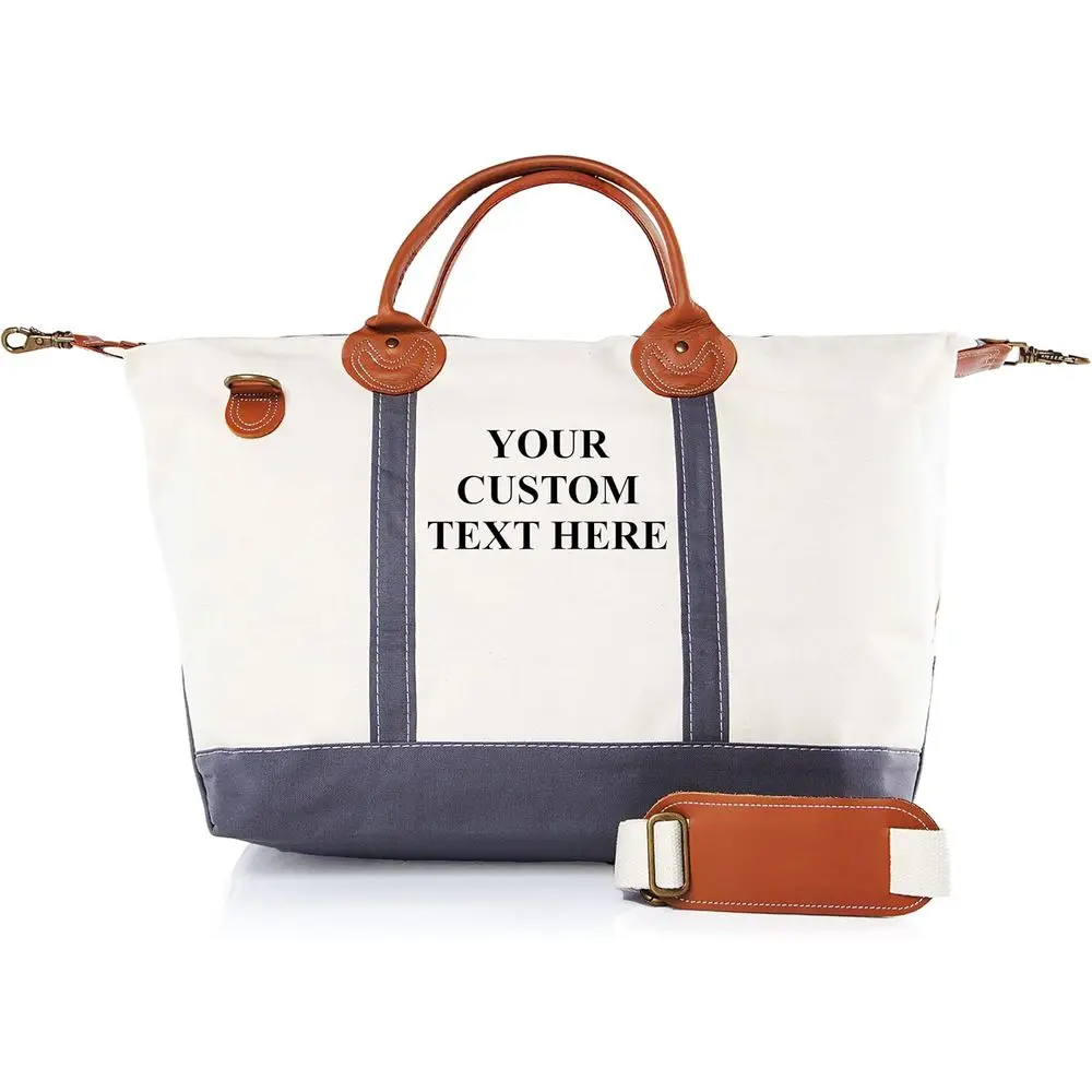 18 oz Canvas Women's Weekender Bag - Dual-Purpose Travel or Overnight Tote