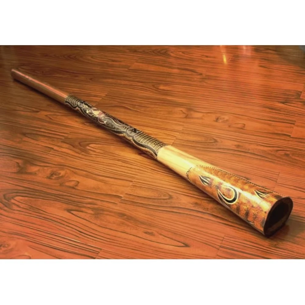 Beginner Teak Painted 150 cm Trumpet Lightest Didgeridoo for Sound Therapy Tools Instruments Made in China/SIC