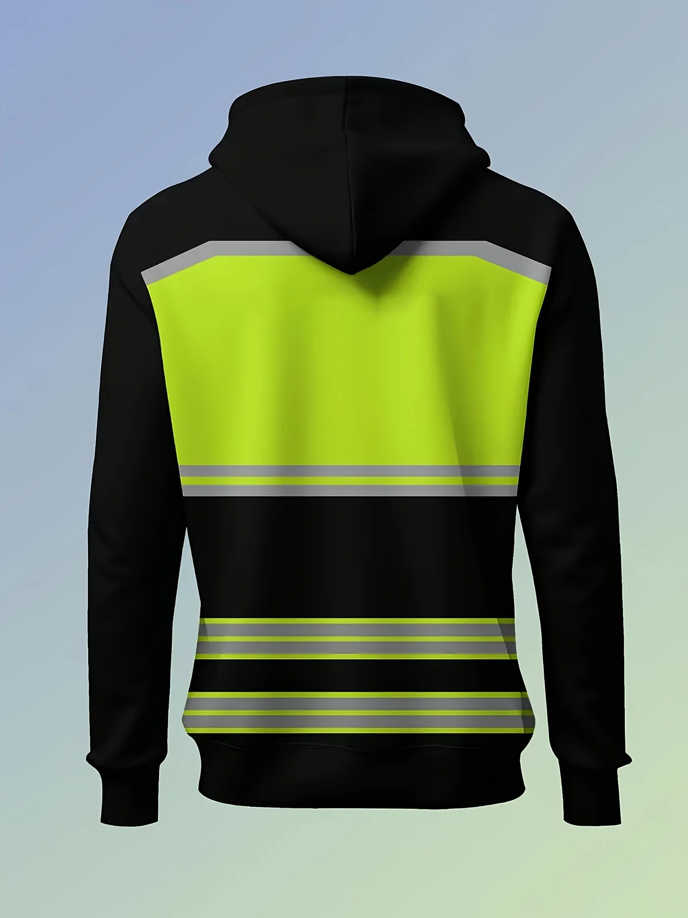 Men's sports and leisure hoodie with contrasting color splicing design, an exclusive gift for outdoor sports enthusiasts