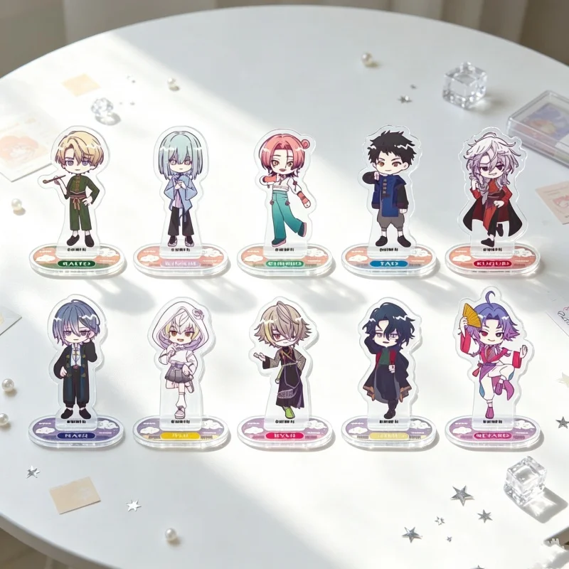 Toys Room Decorat Anime Game 18TRIP New Acrylic Figure Stand Model Plate Keychain Lu Liguang/Protagonist/R1ze Toys Room Decorat