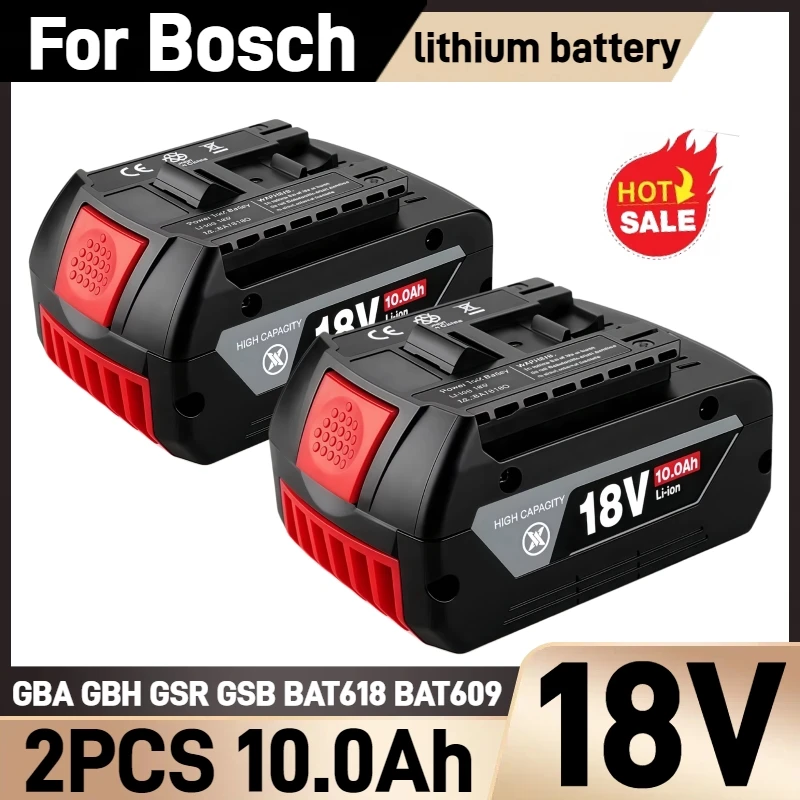

Original 18V 12Ah Battery, For Bosch 18V Battery BAT609 BAT610G BAT618 BAT620 BAT622 BAT620 Professional GBA GSB GSR Battery
