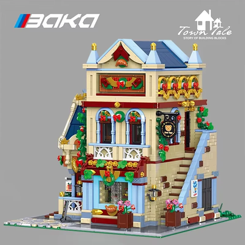 

Creative Expert Modular Building MOC ZHEGAO 33230 Town Tale House Bear Store Model 2745Pcs Building Blocks Brick Puzzle Toys