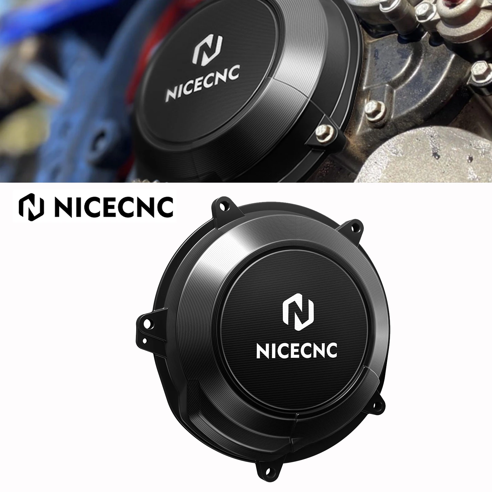 

For BETA RR 300 2024 NiceCNC Reinforced Outer Clutch Cover Guard Protector RR XTRAINER 250 300 2T 2018-2024 RX 300 2T 2023-2024